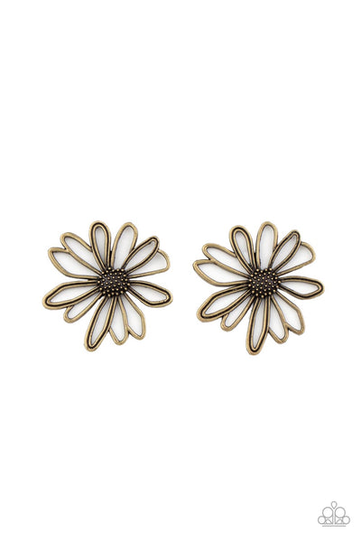 Paparazzi Artisan Arbor - Brass Earrings