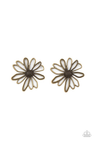 Paparazzi Artisan Arbor - Brass Earrings