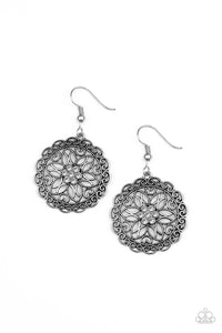Paparazzi Flower Shop Sparkle - White Earrings