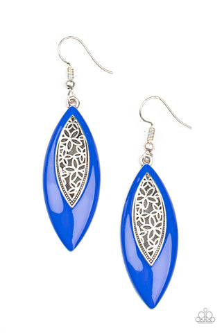 Paparazzi Venetian Vanity - Blue Earrings