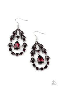 Paparazzi Garden Decorum - Purple Earrings