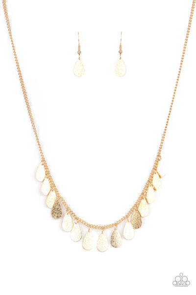 Paparazzi Eastern CHIME Zone - Gold Necklace