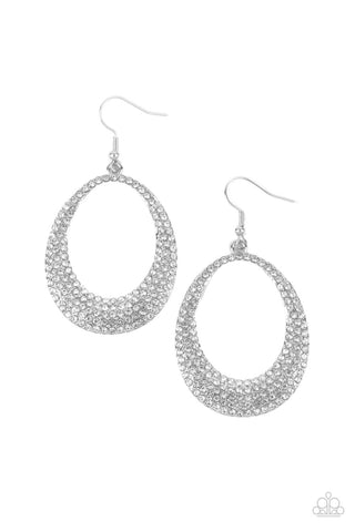 Paparazzi Storybook Bride - White Earrings