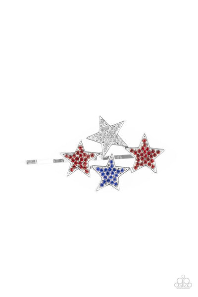 Paparazzi Stellar Celebration - Red Hair Clip