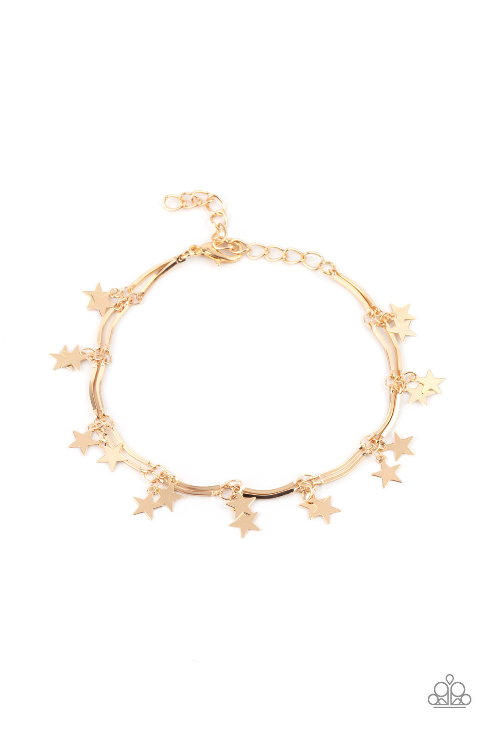 Paparazzi Party in the USA - Gold Bracelet