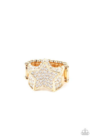 Paparazzi Here Come The Fireworks - Gold Ring