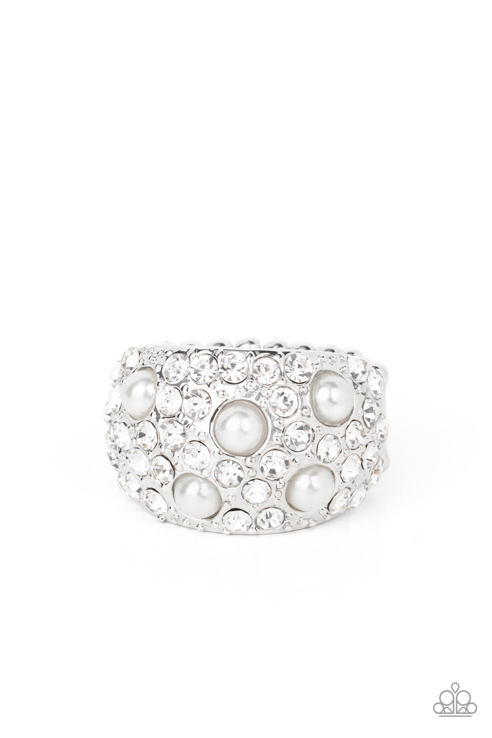 Paparazzi Gatsbys Girl - White Ring