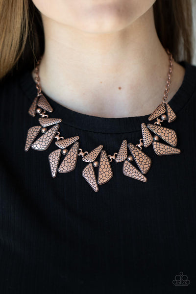 Paparazzi Extra Expedition - Copper Necklace