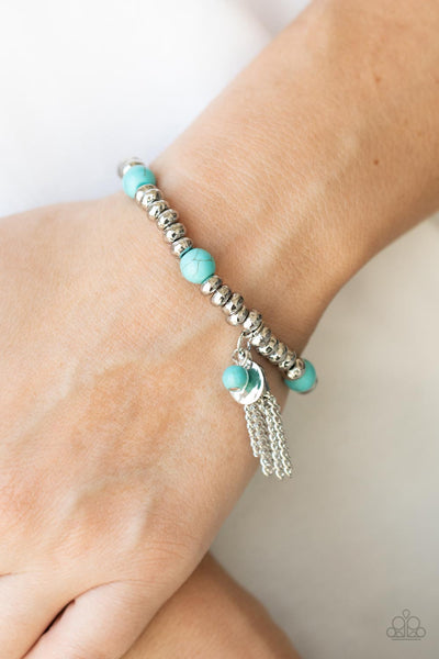 Paparazzi Whimsically Wanderlust - Blue Bracelet