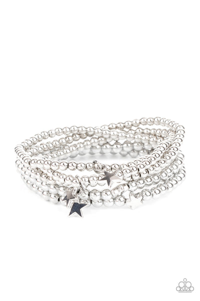 Paparazzi American All-Star - Silver Bracelet