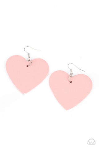 Paparazzi Country Crush - Pink Earrings