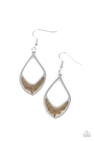 Paparazzi Artisan Treasure - Silver Earrings