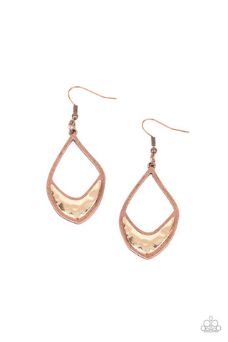 Paparazzi Artisan Treasure - Copper Earrings