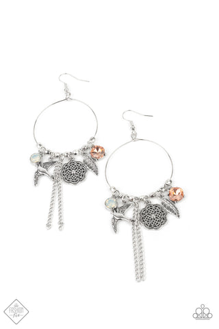 Paparazzi TWEET Dreams - White Earrings
