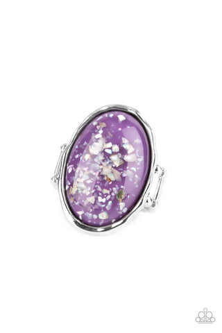 Paparazzi Glittery With Envy - Purple Ring