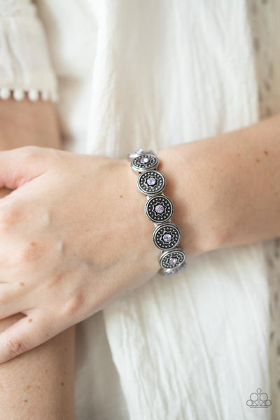 Paparazzi Colorfully Celestial - Purple Bracelet