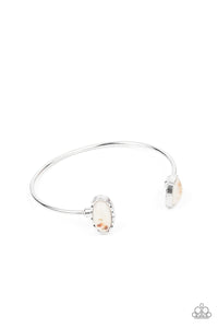 Paparazzi Dont BEAD Jealous - White Bracelet