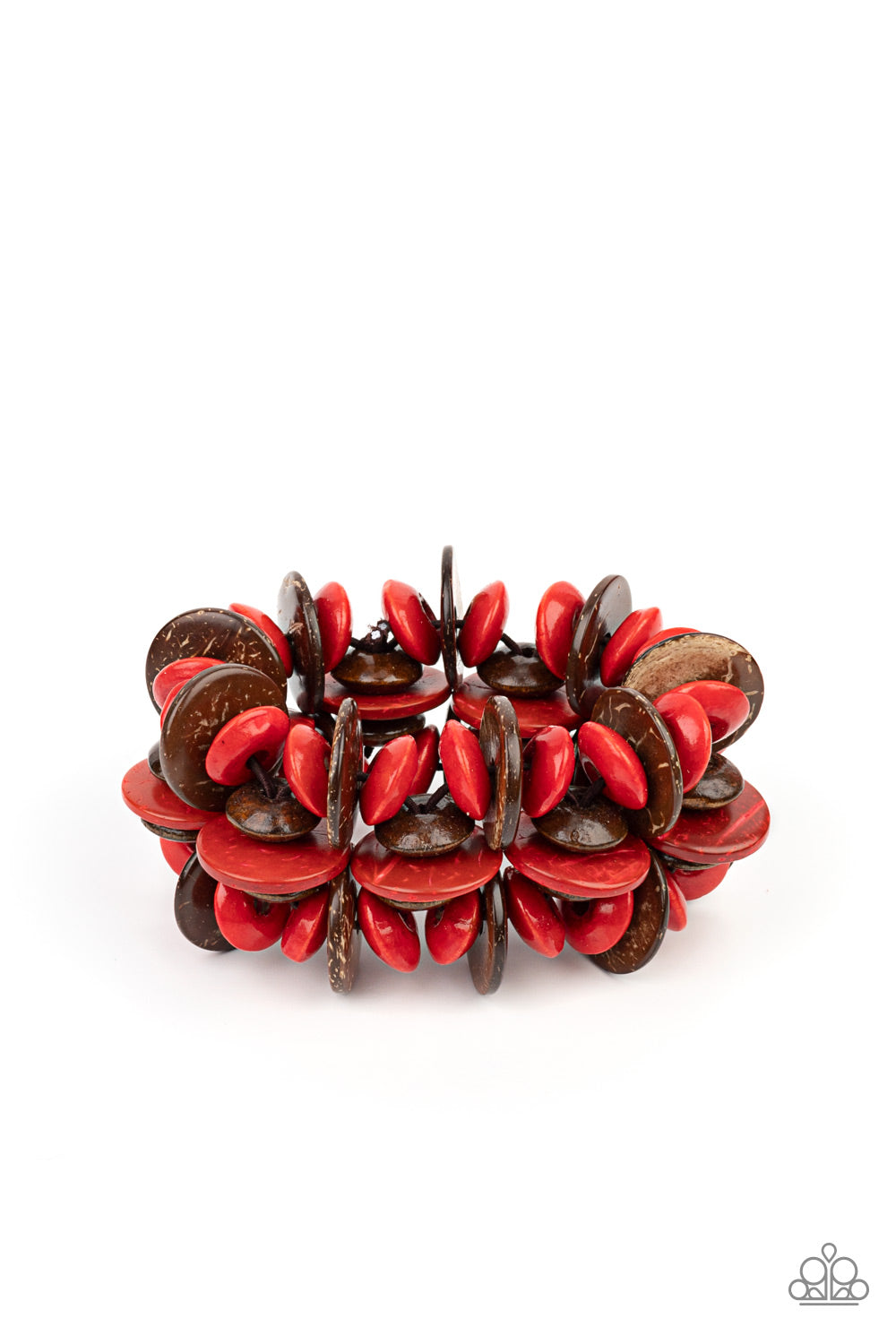Paparazzi Caribbean Canopy - Red Bracelet