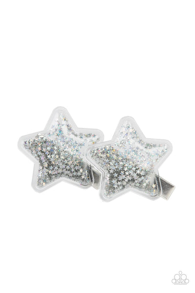 Paparazzi Stellar-ista - Silver Hair Clip