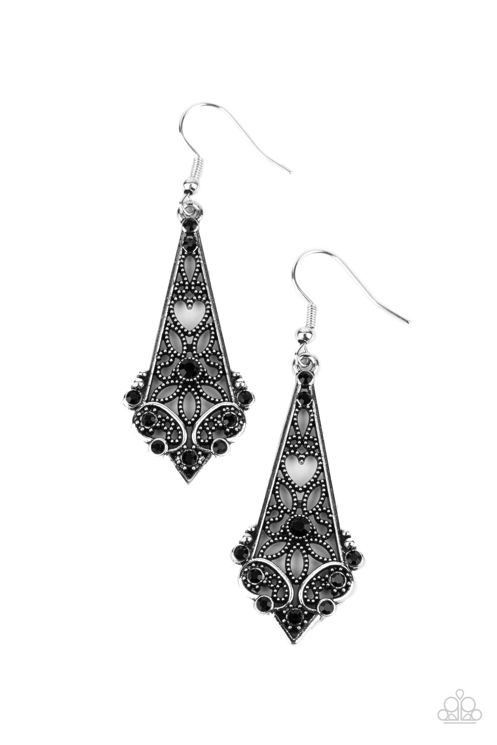 Paparazzi Casablanca Charisma - Black Earrings