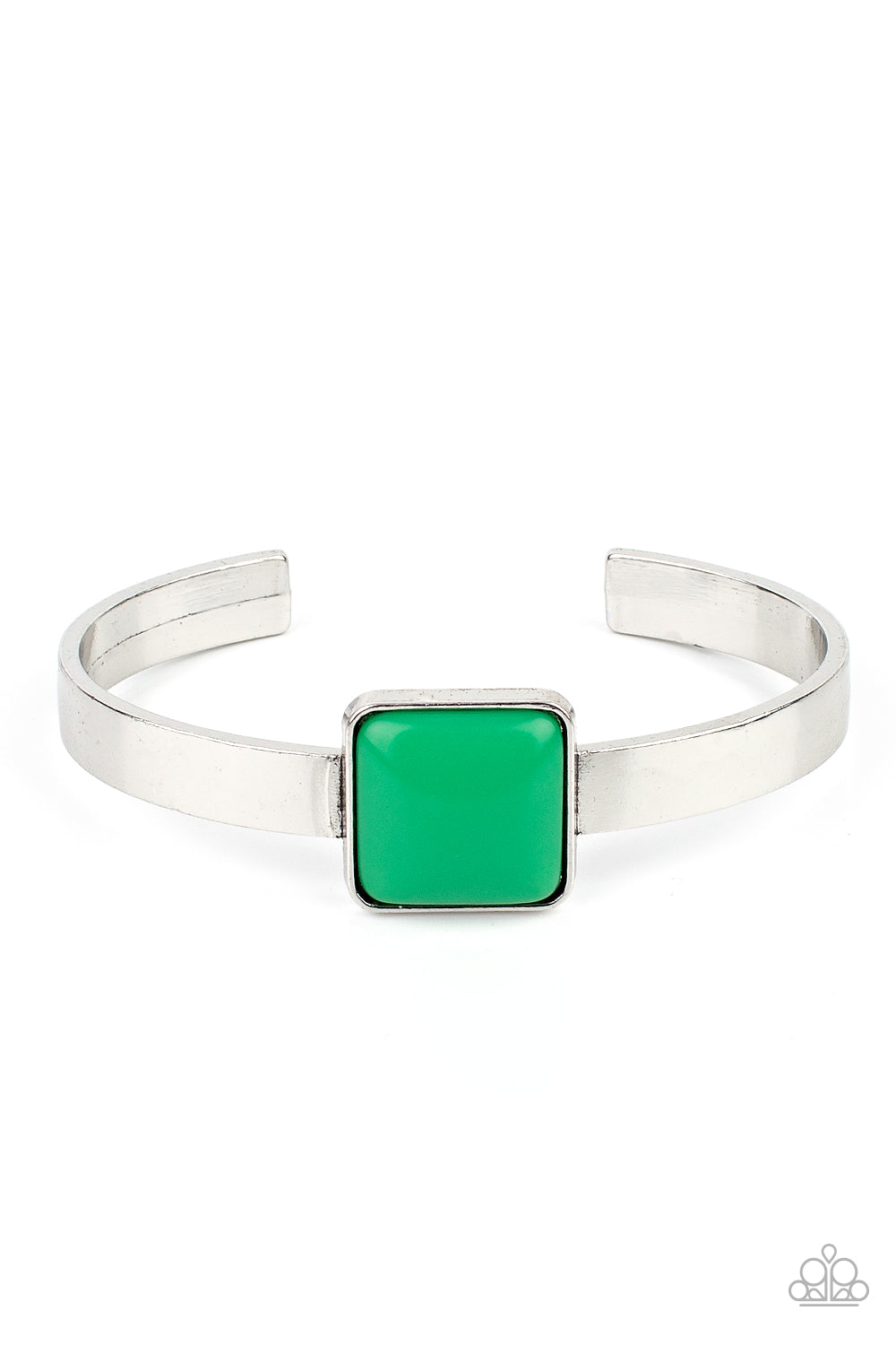 Paparazzi Prismatically Poppin - Green Bracelet