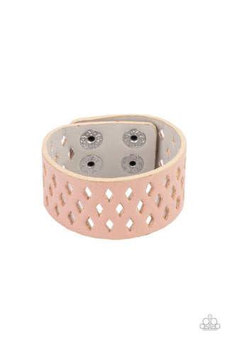 Paparazzi Glamp Champ - Pink Bracelet