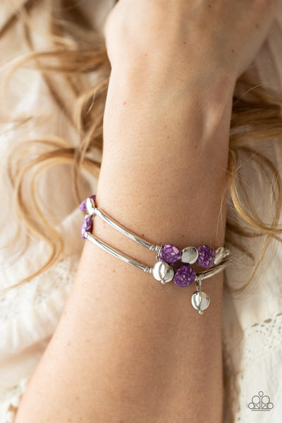 Paparazzi Terrazzo Territory - Purple Bracelet