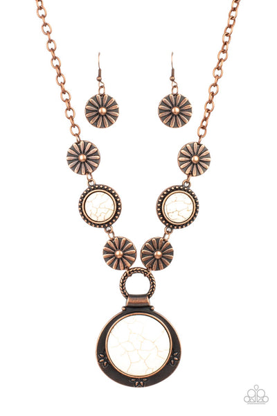 Paparazzi Saguaro Garden - Copper Necklace