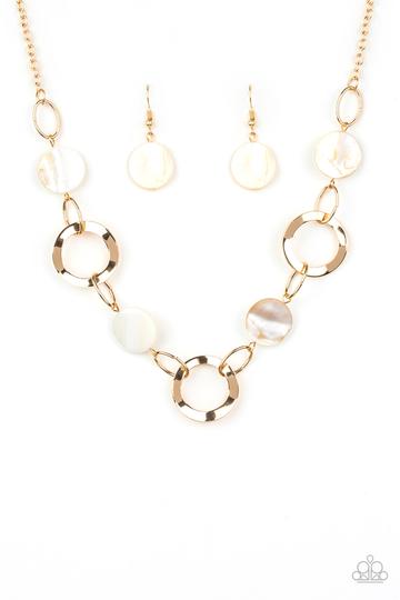 Paparazzi Bermuda Bliss - Gold Necklace