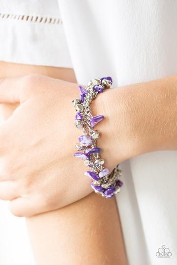 Paparazzi Plentiful Pebbles - Purple