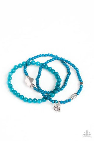 Paparazzi Really Romantic - Blue Bracelet
