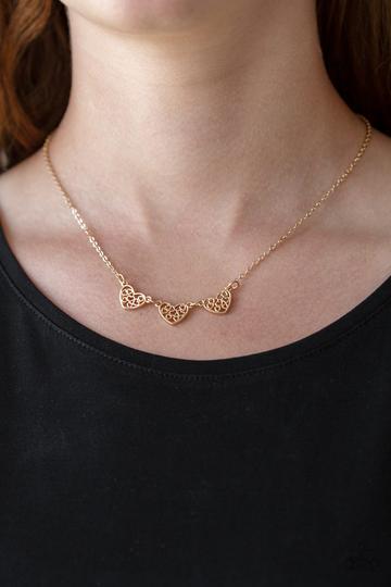 Paparazzi Another Love Story - Gold Necklace