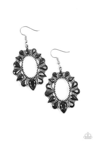 Paparazzi Fashionista Flavor - Black Earrings