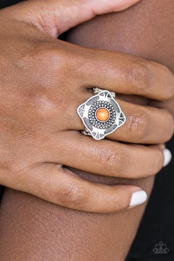 Paparazzi Four Corners Fashion - Orange