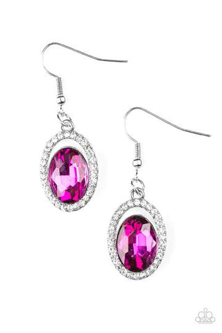 Paparazzi Imperial SHINE-ness - Pink Earrings