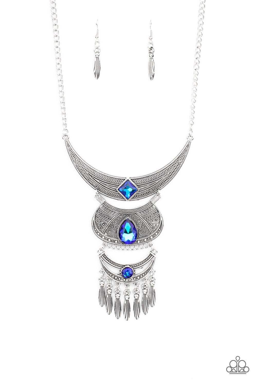Paparazzi Lunar Enchantment - Blue Necklace