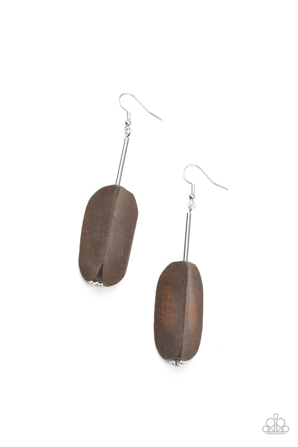 Paparazzi Tamarack Trail - Brown Earrings