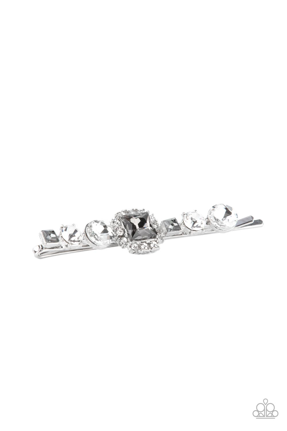 Paparazzi Couture Crasher - Silver Hair Clip