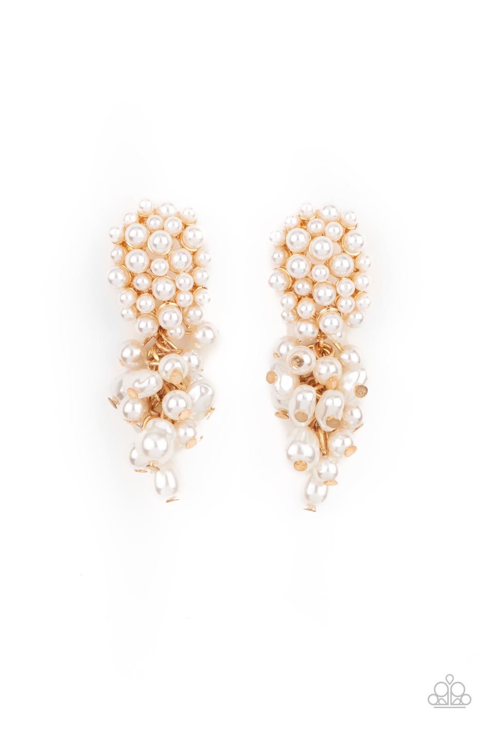 Paparazzi Fabulously Flattering - Gold Earrings