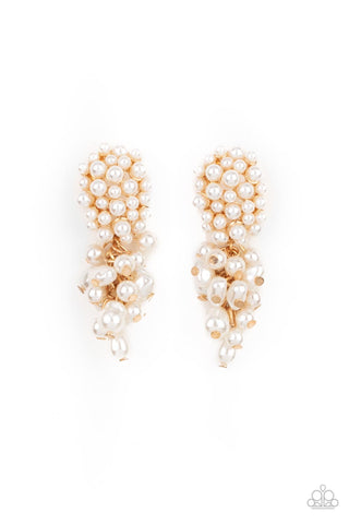 Paparazzi Fabulously Flattering - Gold Earrings