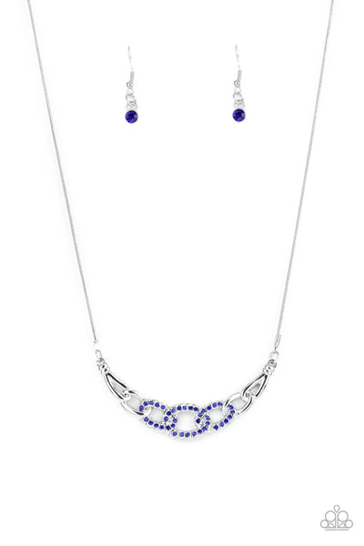 Paparazzi KNOT In Love - Blue Necklace
