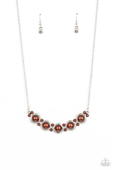 Paparazzi Life of The Wedding Party - Brown Necklace