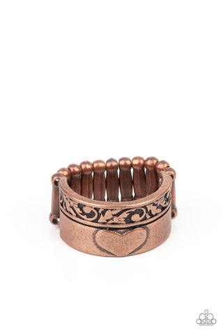 Paparazzi Garden Romance - Copper Ring