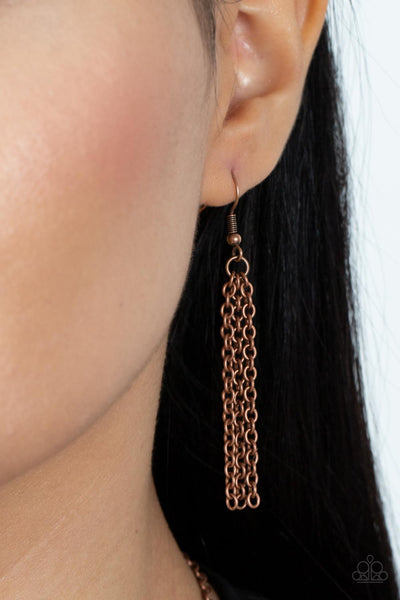 Paparazzi Solar Cycle - Copper Necklace