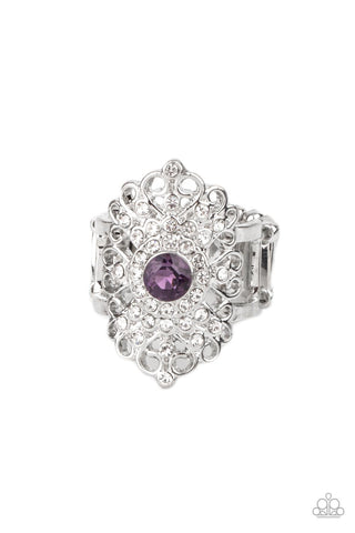 Paparazzi Dining with Royalty - Purple Ring