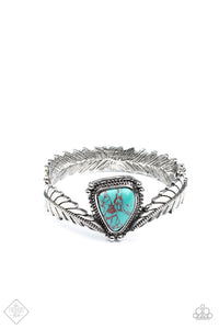 Paparazzi Desert Roost - Blue Bracelet