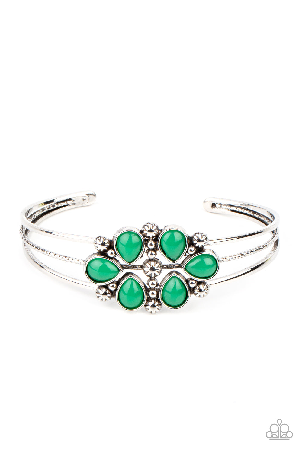 Paparazzi Taj Mahal Meadow - Green Bracelet
