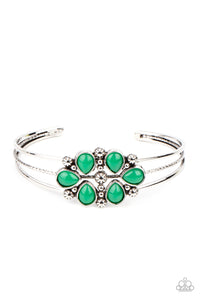 Paparazzi Taj Mahal Meadow - Green Bracelet