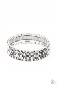 Paparazzi The GRIT Factor - Silver Bracelet