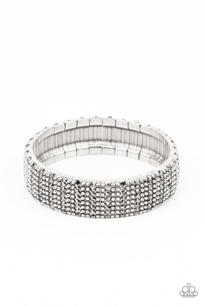 Paparazzi The GRIT Factor - Silver Bracelet